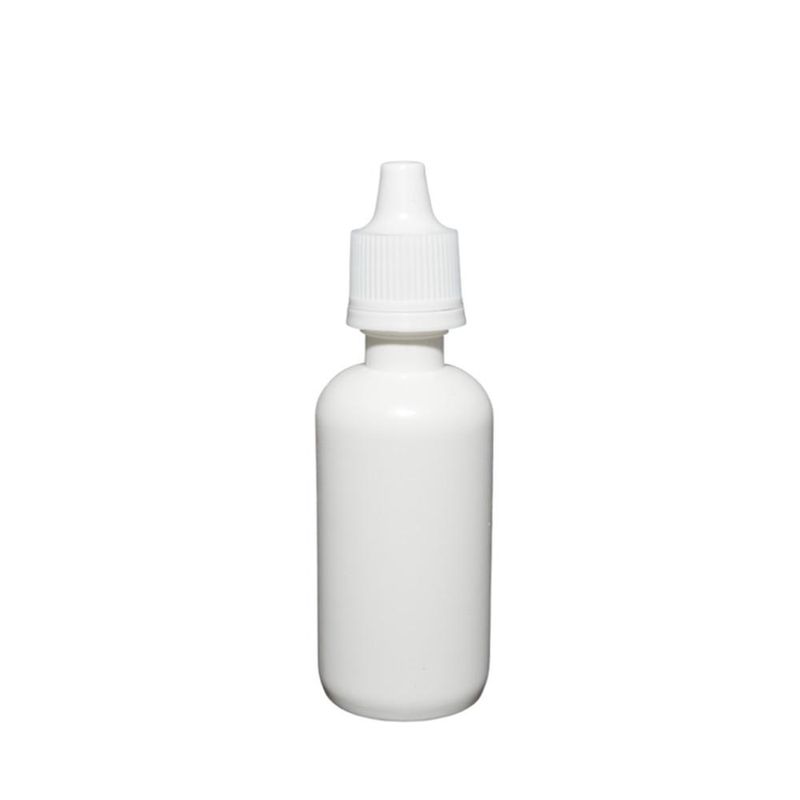 Frasco de Polietileno Conta Gota 30ml Branco Maluger (100 unidades)