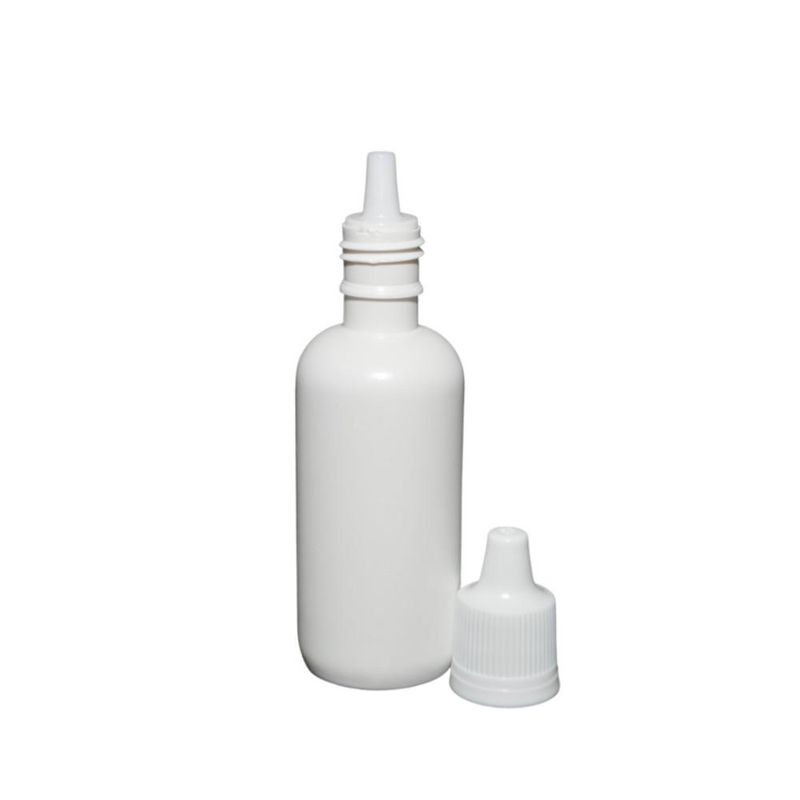 Frasco de Polietileno Conta Gota 30ml Branco Maluger (100 unidades)