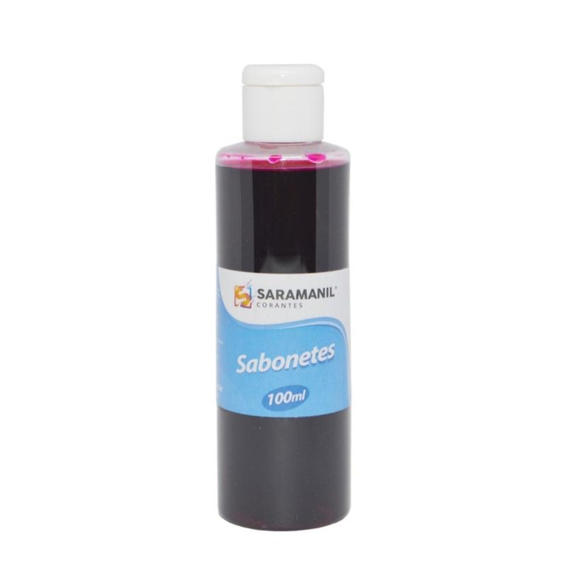 Corante Líquido para Sabonetes Artesanais Rosa Saramanil (100ml)