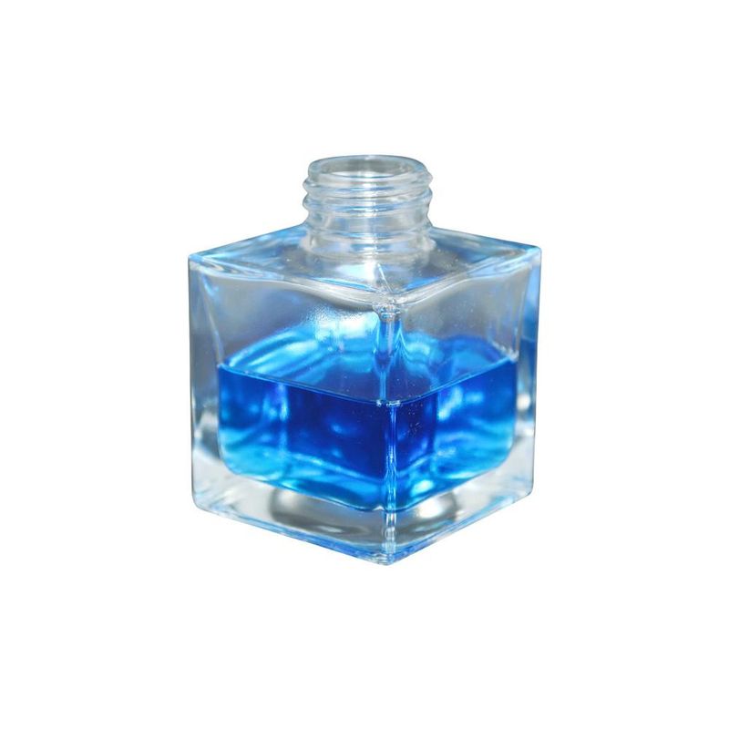 Frasco de Vidro Transparente Cube 50ml Rosca 18/415 Ref. 885 (01 unidade)