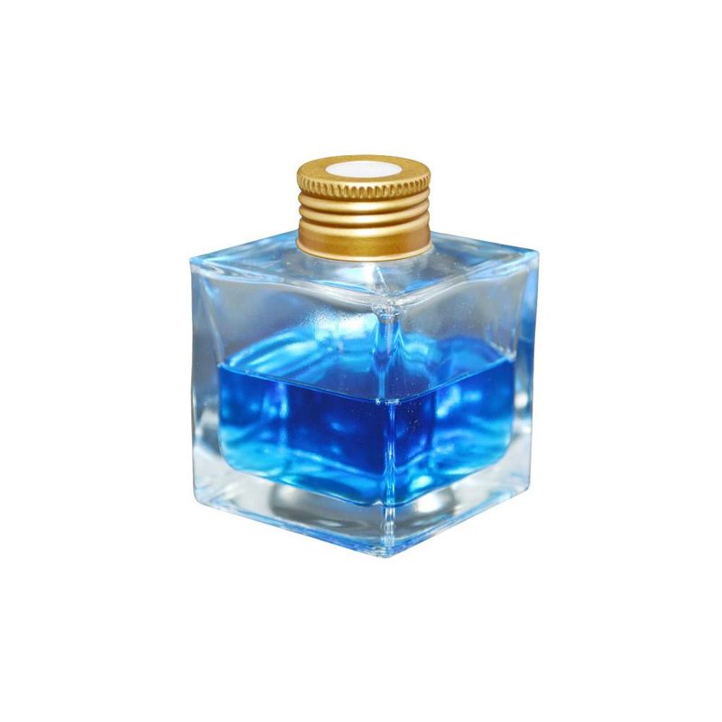 Frasco de Vidro Transparente Cube 50ml Rosca 18/415 Ref. 885 (01 unidade)