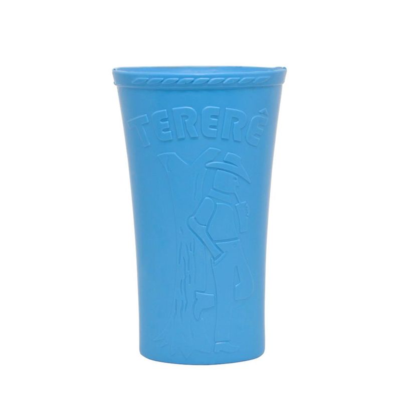 Copo de Plástico para Tereré Azul Claro 300ml Garibaldi (01 unidade)