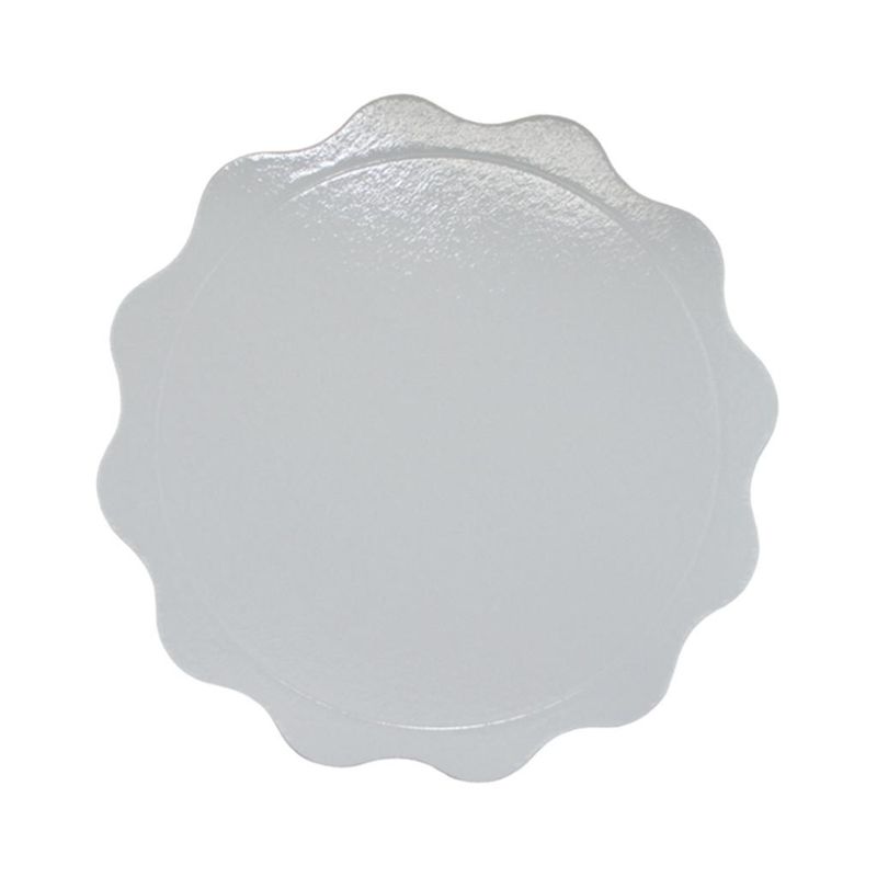 Cakeboard Viva Paper Ondulado Branco 15cm Ultrafest (1 unidade)