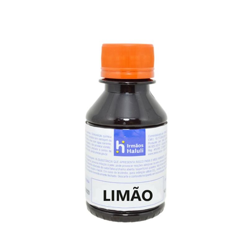 Essência Limão para Domissanitários Linha Laranja Irmãos Haluli (100ml)