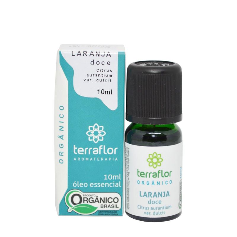 Óleo Essencial Orgânico Laranja Doce TerraFlor (10ml)