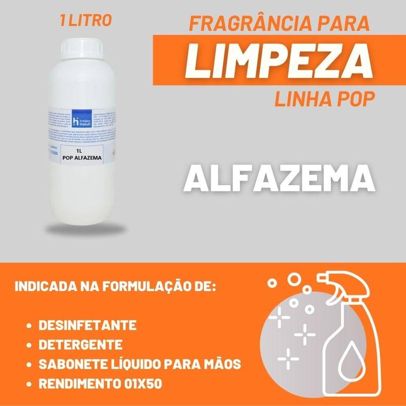Essência Pop Alfazema para Domissanitários Linha Laranja Irmãos Haluli (01 Litro)