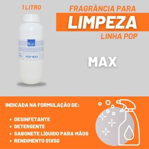 Essência Pop Max para Domissanitários Linha Laranja Irmãos Haluli (01 Litro)