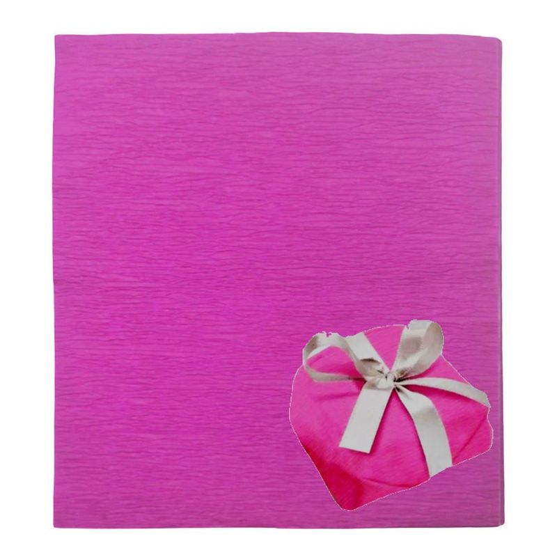 Papel Crepom P/ Bem Casados 15x17cm Cor Pink UltraFest (40 Unidades)