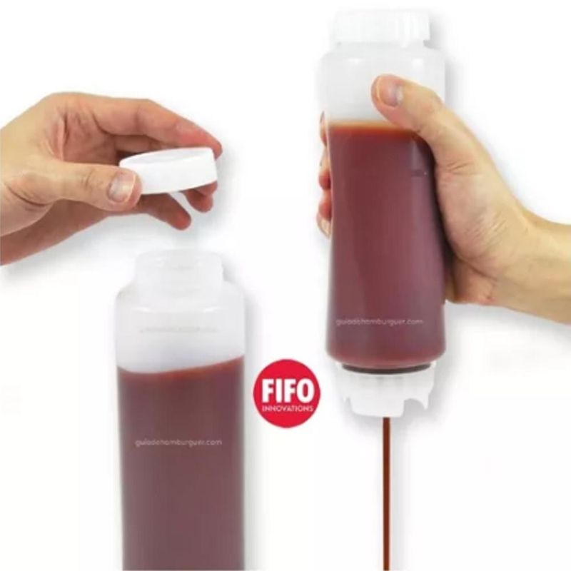 Bisnaga de Plástico Invertida 720ml Solrac (01 Unidade)