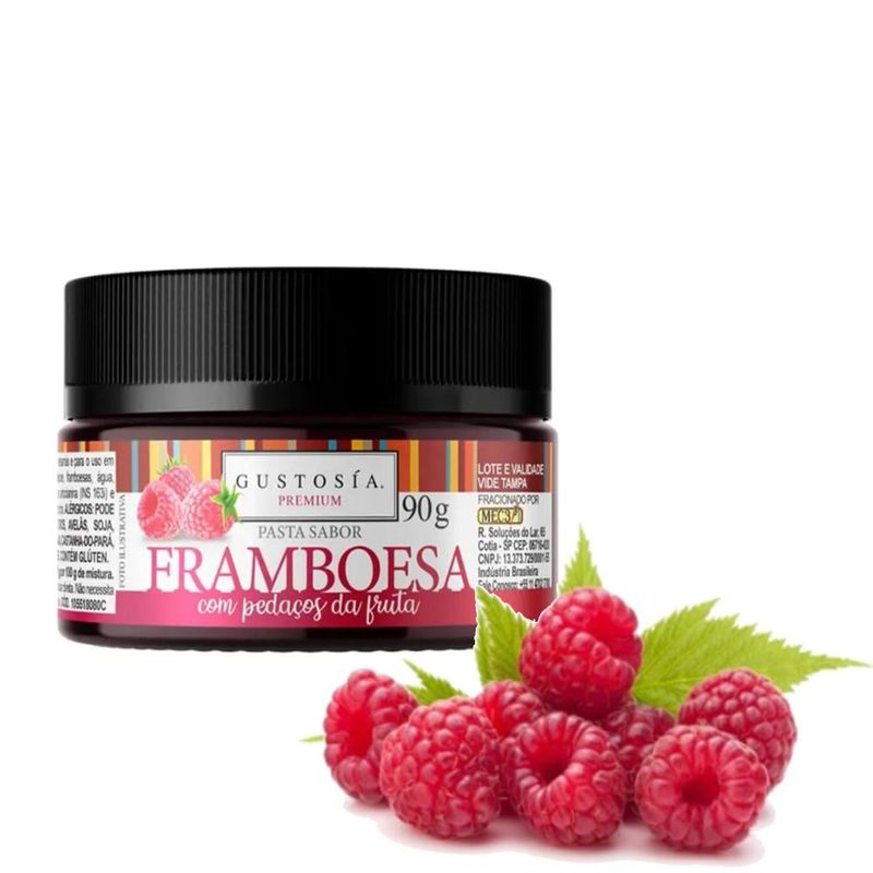Pasta Saborizante de Framboesa Gustosía Premium MEC3 (90 gramas)