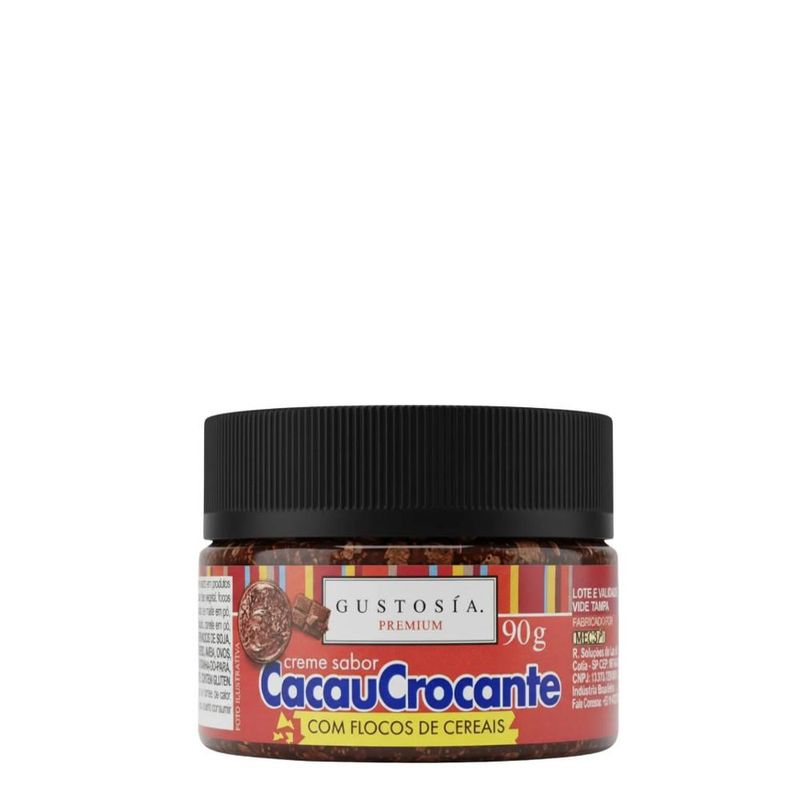 Creme Sabor de Cacau Crocante Gustosía Premium MEC3 (90 gramas)