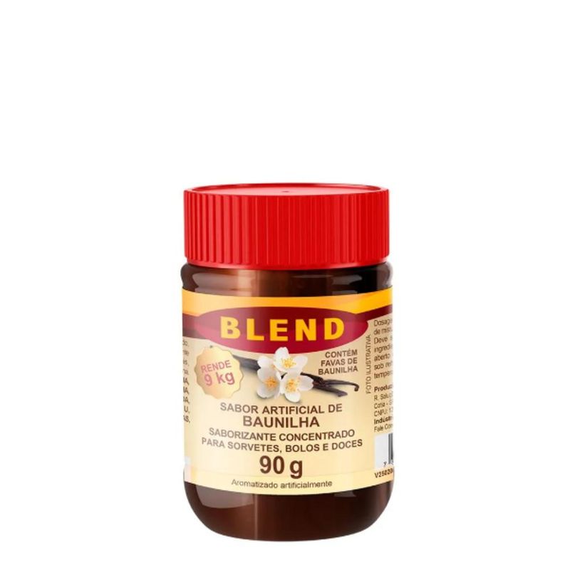 Saborizante Concentrado Sabor Baunilha Blend MEC3 (90 gramas)