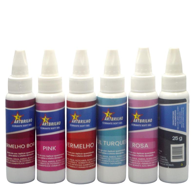Corante Soft Gel ArtBrilho (25 gramas)-amarelo