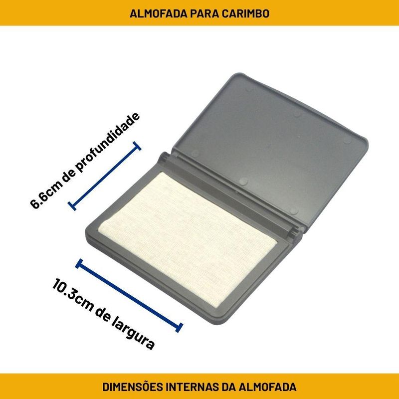 Estojo Almofada P/ Carimbo 12x9.5cm Magifix (01 unidade)