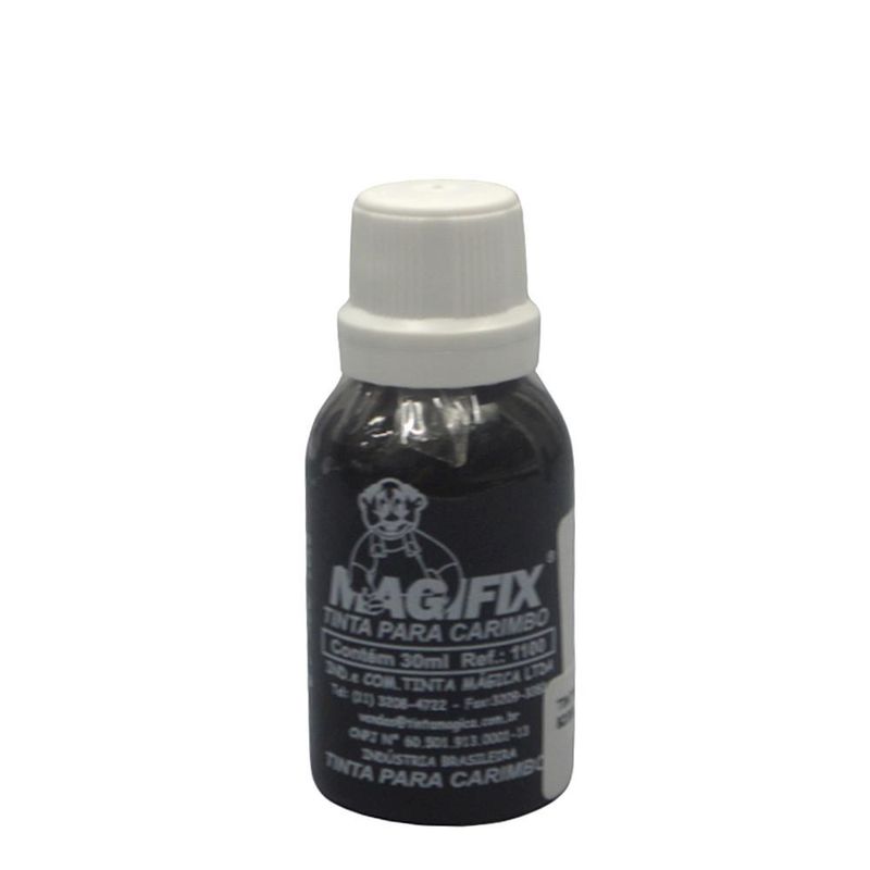 Tinta P/ Carimbo Marrom Magifix (30ml)