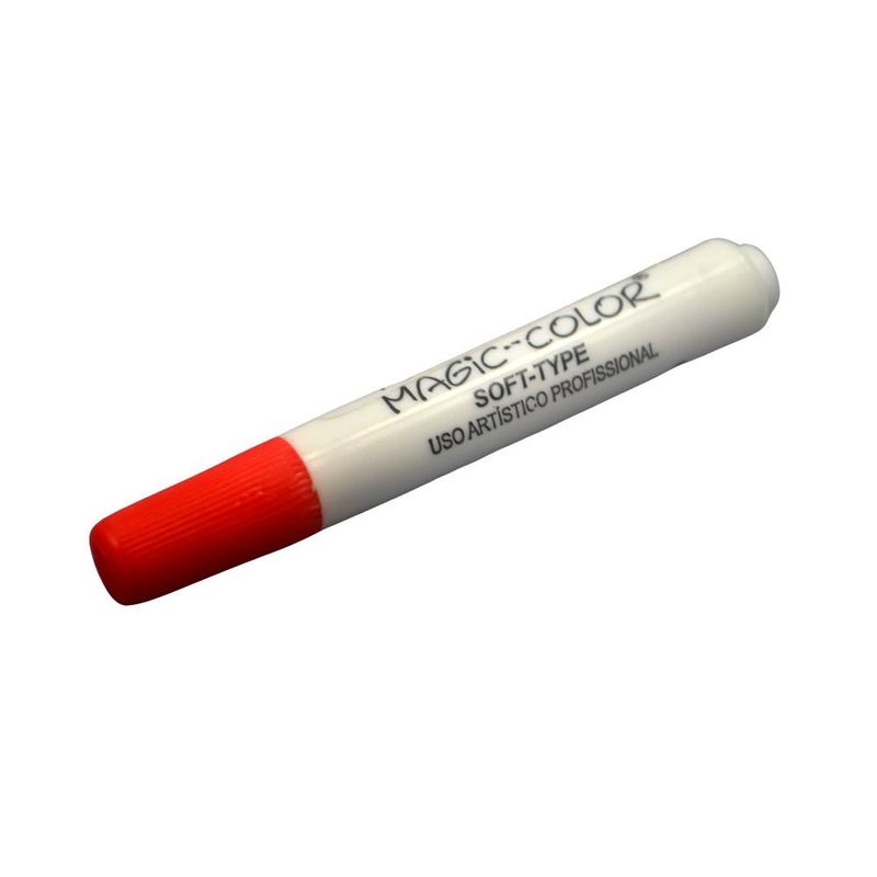 Caneta Hidrográfica Magic Color Soft Type 4mm Vermelho (01 unidade)