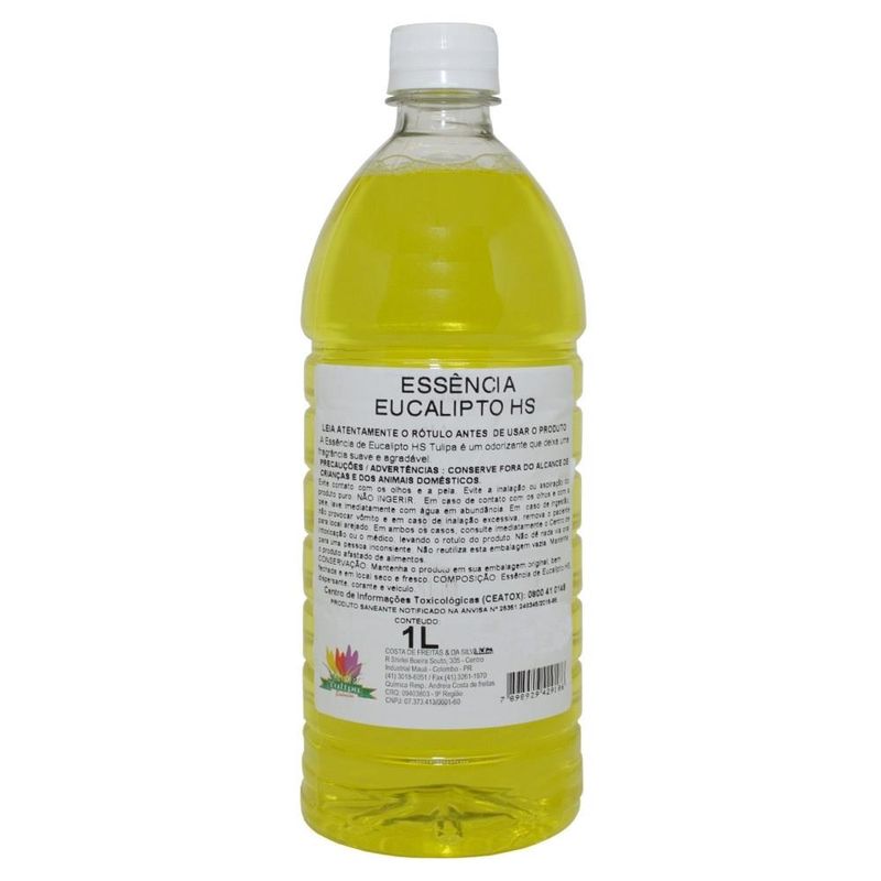 Essência Eucalipto HS Tulipa Essências (01 Litro)