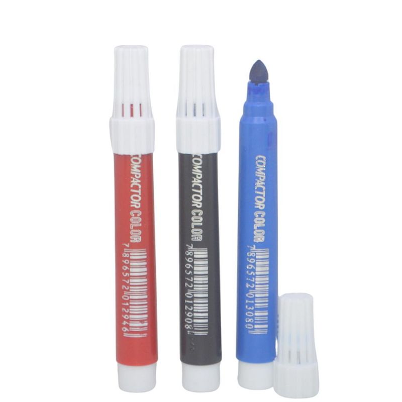 Caneta Hidrográfica Color 1.4mm Compactor (01 unidade)-azul