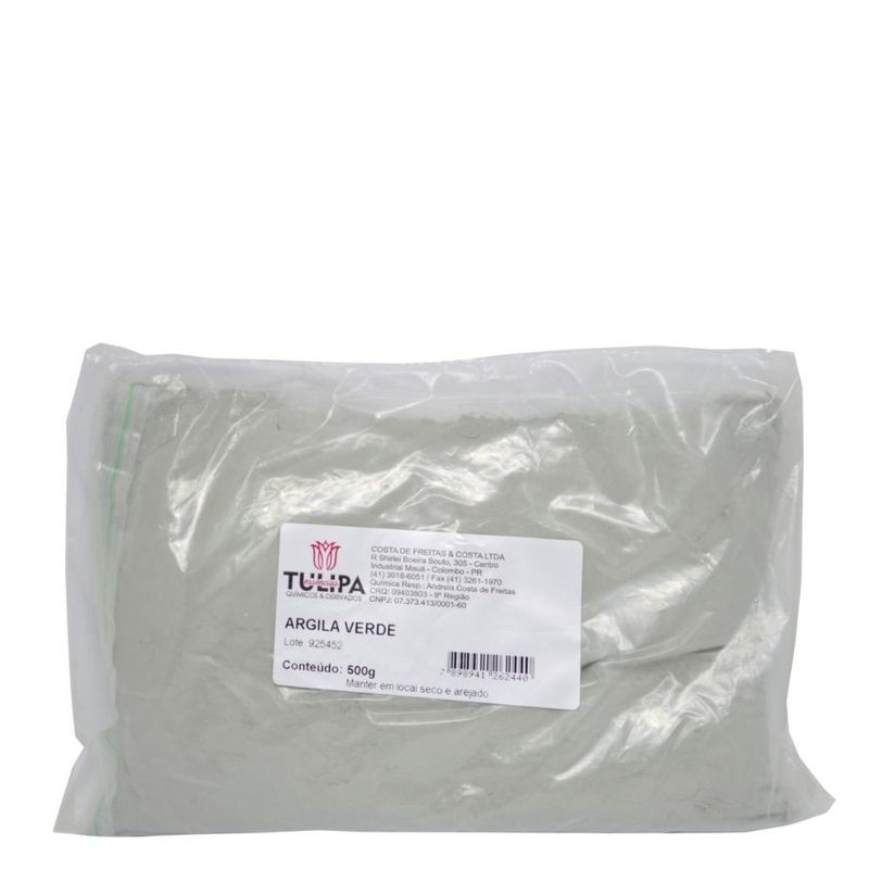 Argila Verde Tulipa Essências (500 gramas)