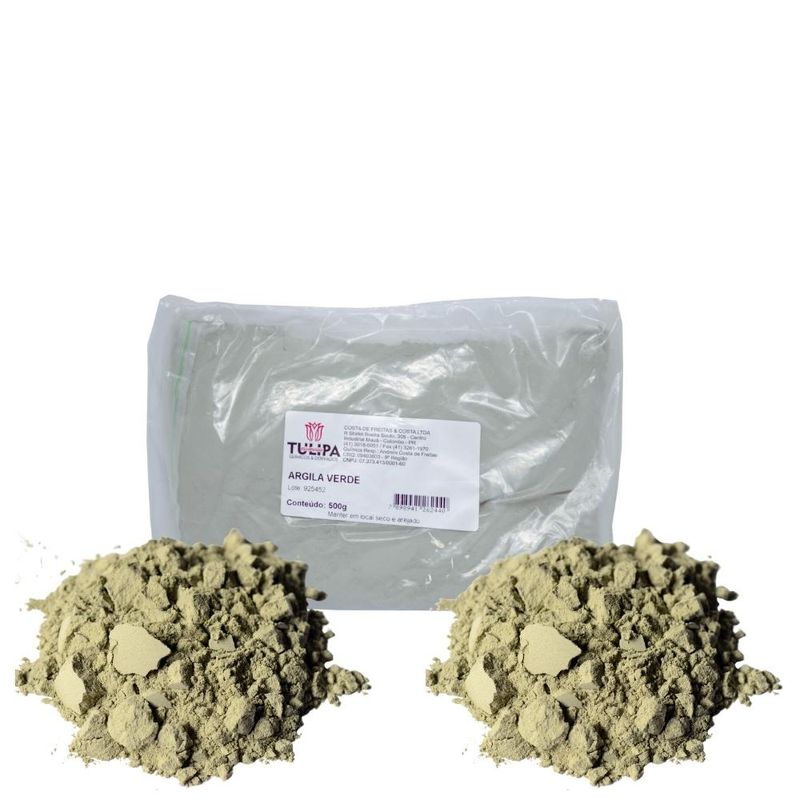 Argila Verde Tulipa Essências (500 gramas)