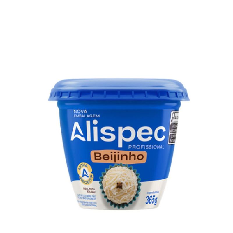 Beijinho Pronto para Enrolar e Rechear Alispec (365 gramas)