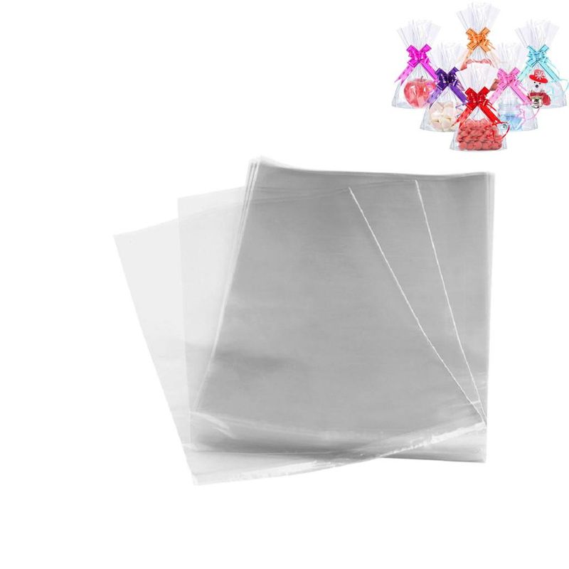 Saco para Presente Transparente 15x30cm Ref.: ST 1530312 Riacho Embalagens (100 unidades)