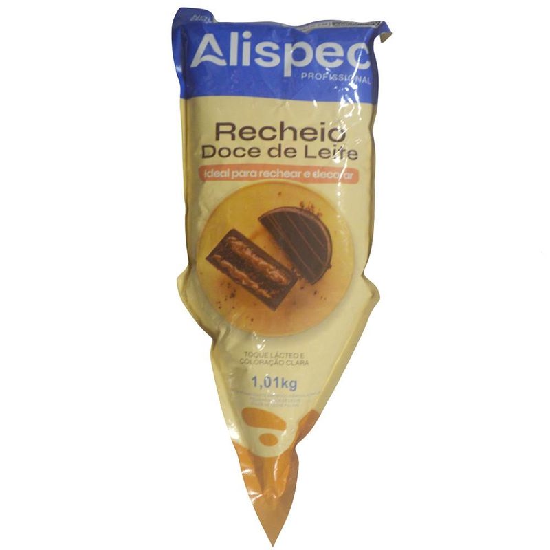 Recheio Sabor Doce de Leite Toque Lácteo e Coloração Clara Alispec (1,01kg)