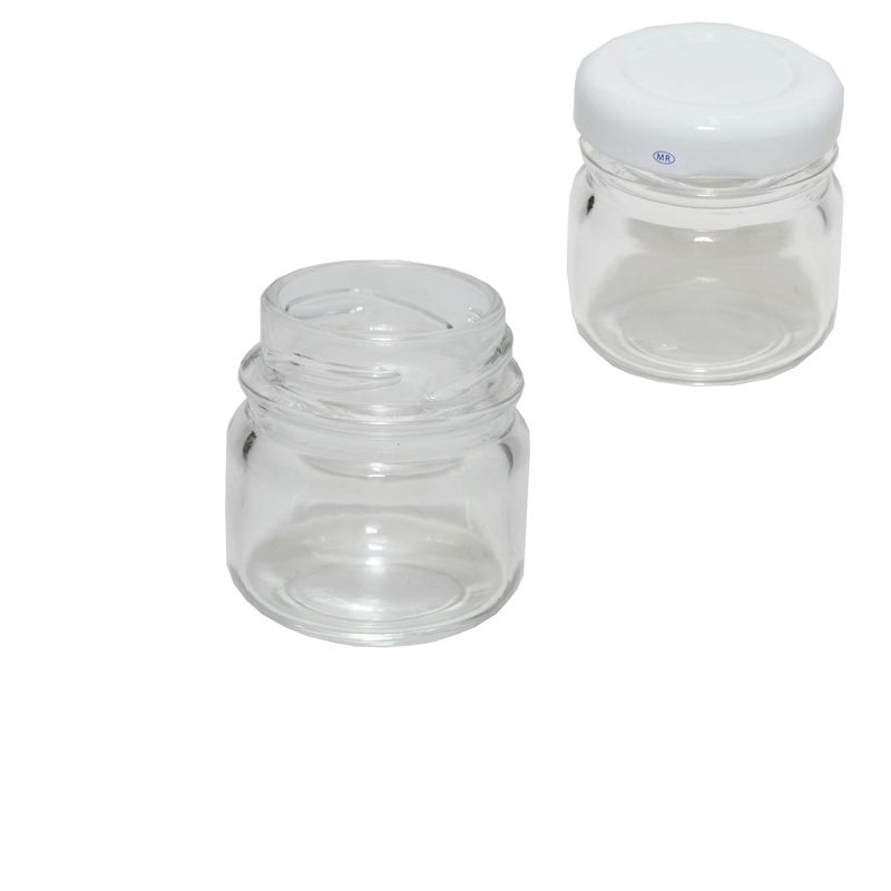Pote de Vidro Mini Ref. 462 40ml Sem Tampa Vidraria Anchieta (01 unidade)