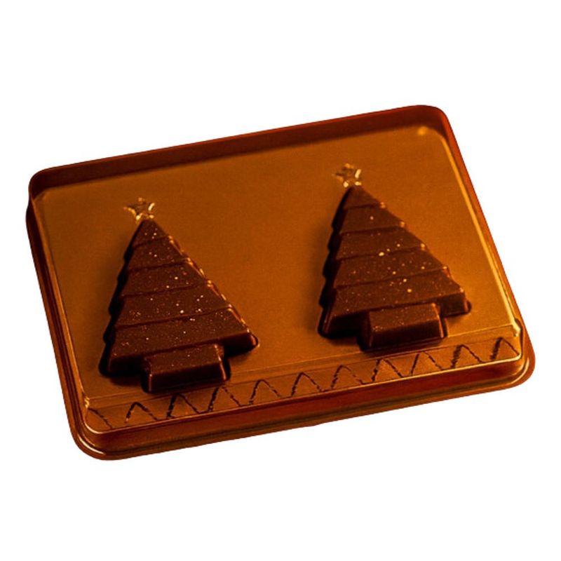 Caixa Duo Árvore de Natal Dourado C/ 2 Cavidades Ref. 14400 BWB (01 unidade)