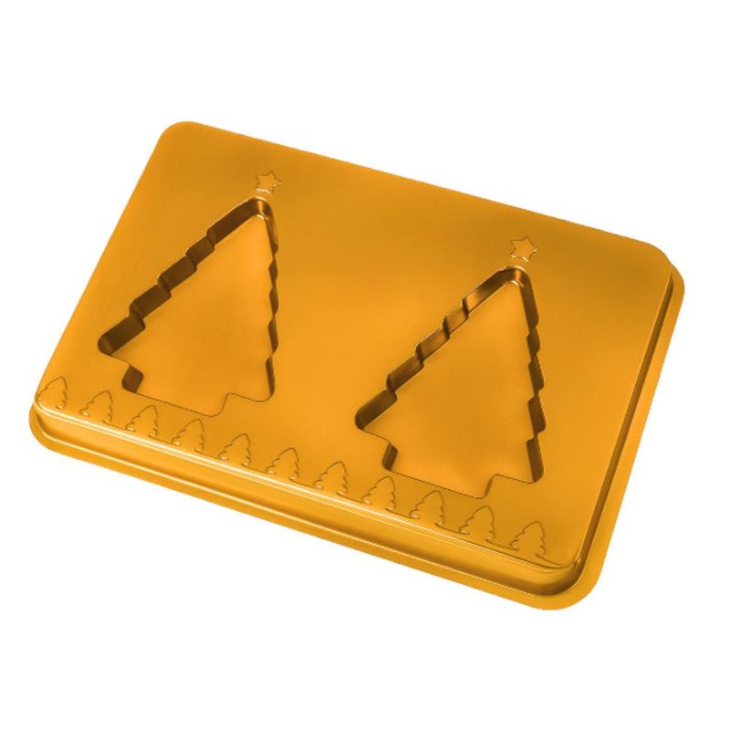 Caixa Duo Árvore de Natal Dourado C/ 2 Cavidades Ref. 14400 BWB (01 unidade)