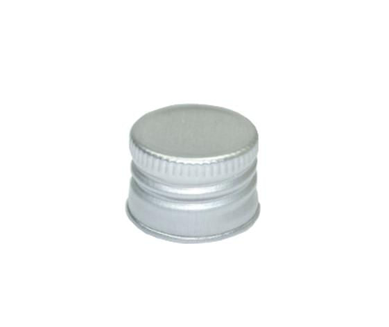 Tampa Alumínio Rosca 18mm Prata (10 unidades)