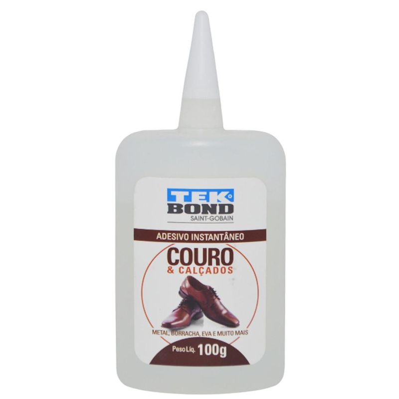 Adesivo Instantêneo de Silicone para Couro e Calçados Tek Bond (100 gramas)