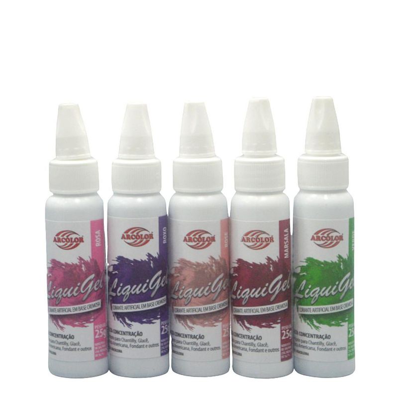 Corante Artificial LiquiGel 25gr Arcólor (01 unidade)-marinho