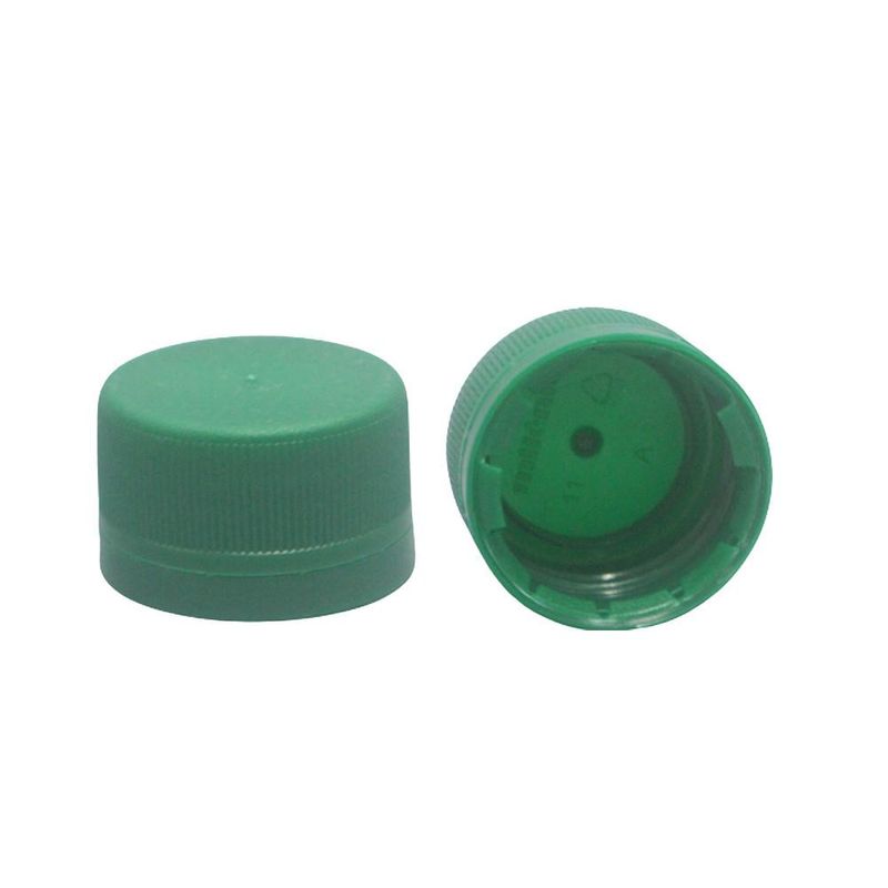Tampa Lacre Rosca 28mm Verde Escuro Perfil Alto S/ Vedante Interno (01 unidade)