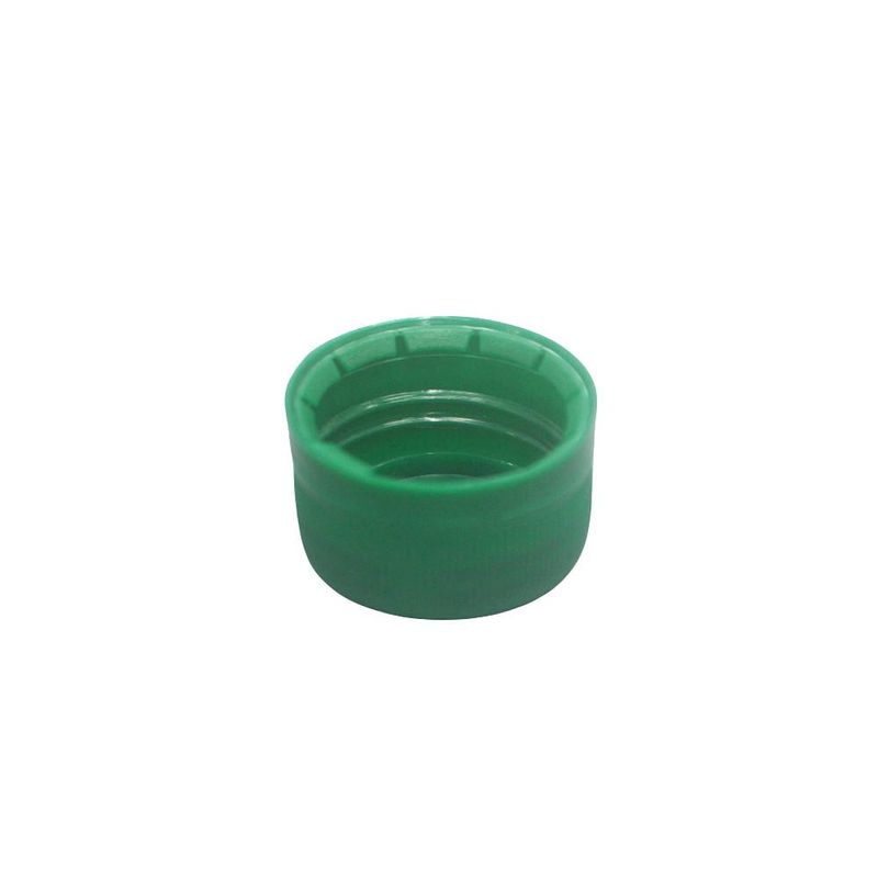 Tampa Lacre Rosca 28mm Verde Escuro Perfil Alto S/ Vedante Interno (01 unidade)