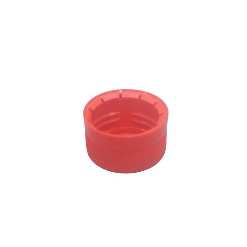 Tampa Lacre Rosca 28mm Vermelha Perfil Alto S/ Vedante Interno (01 unidade)