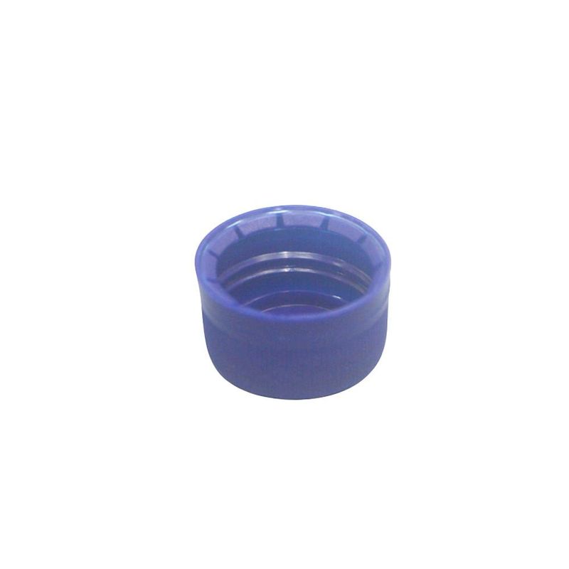 Tampa Lacre Rosca 28mm Azul Escuro Perfil Alto S/ Vedante Interno (01 unidade)