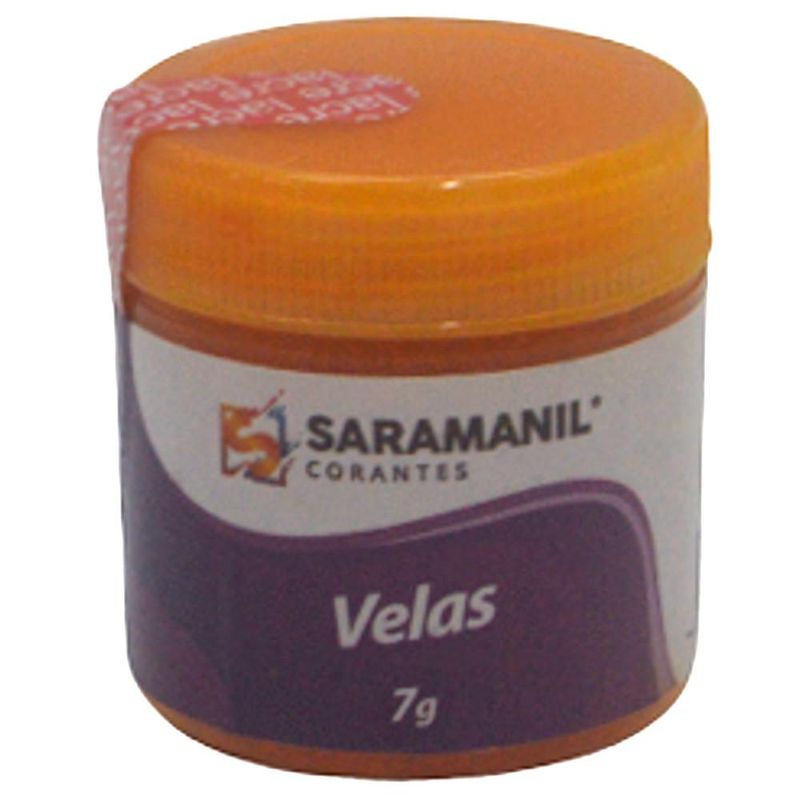 Corante em Pó para Velas Laranja Saramanil (7 gramas)