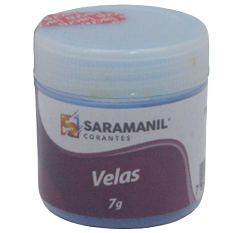 Corante em Pó para Velas Azul Fluorescente Saramanil (7 gramas)