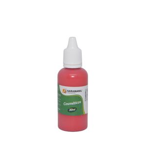 Pigmento Líquido para Cosméticos Artesanais Vermelho Saramanil (30ml)