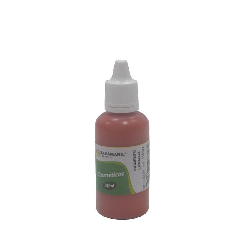 Pigmento Líquido para Cosméticos Artesanais Laranja Saramanil (30ml)