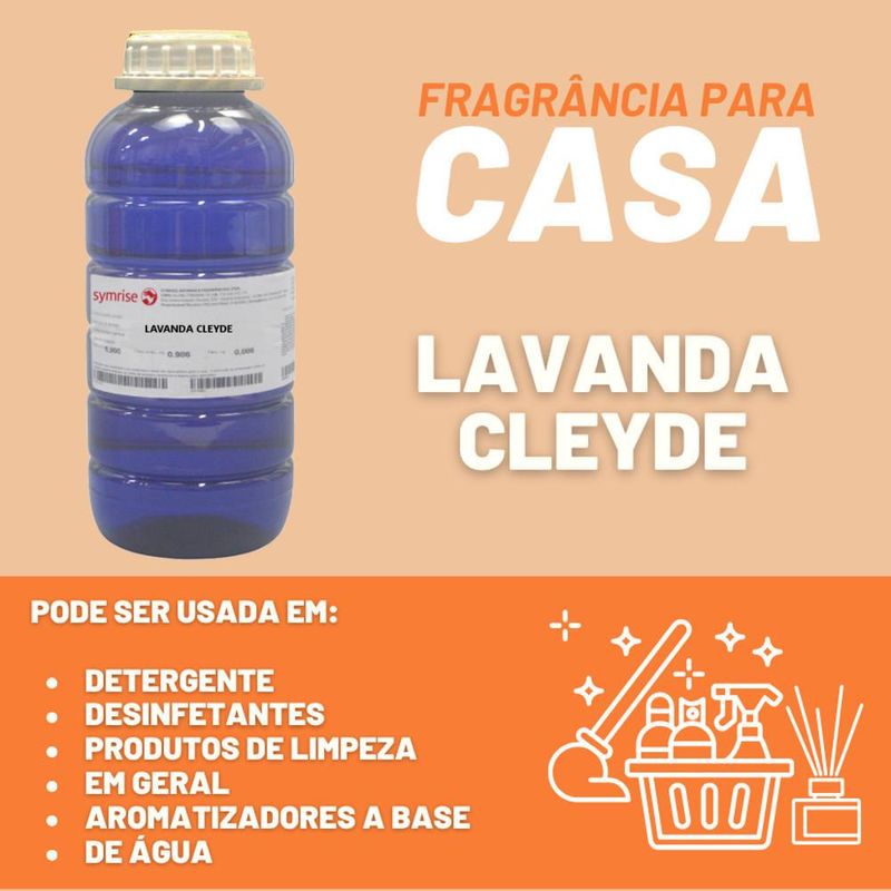 Essência Lavanda Cleyde para Domissanitários Symrise Citratus (900ml)