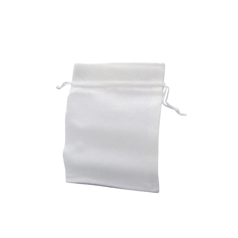 Saquinho de Poliéster Branco 7x9cm Ref. SB7-J Comercial Wei (12 unidades)