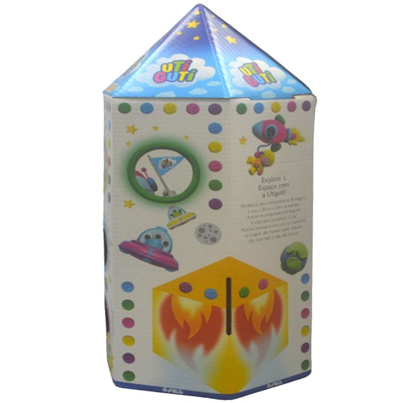 Kit de Massinha P/ Modelar Soft Aventura no Espaço Ref. 600120 Utiguti (19 peças)