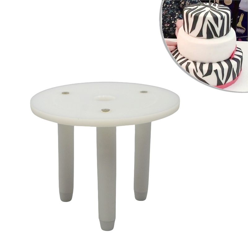 Banquinho de Polietileno Redondo P/ Bolo 11cm Solrac (01 unidade)