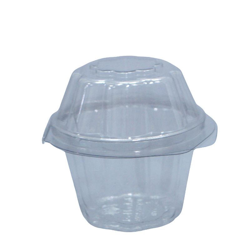 Embalagem Mousse 110ml Pote Redondo Transparente Ref. I-110 Intraplast (10 unidades)