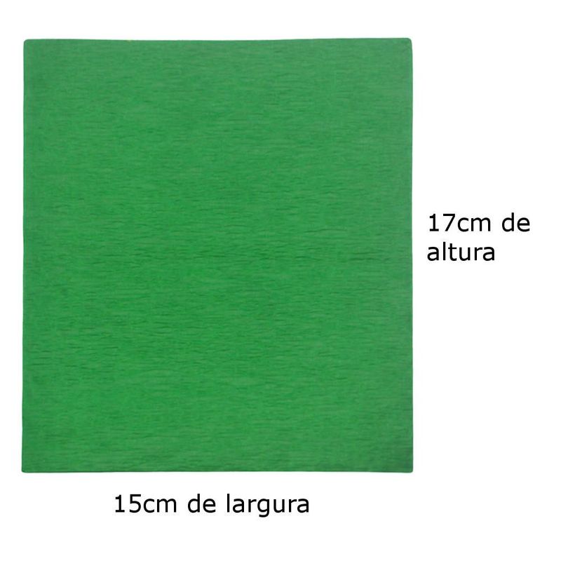 Papel Crepom P/ Bem Casados 15x17cm Cor Verde UltraFest (40 Unidades)