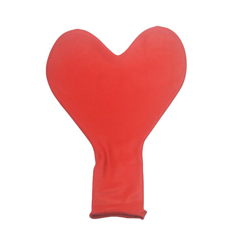 Balão de Látex Pic Pic Coração Liso 150 Vermelho 20" Globos (01 unidade)