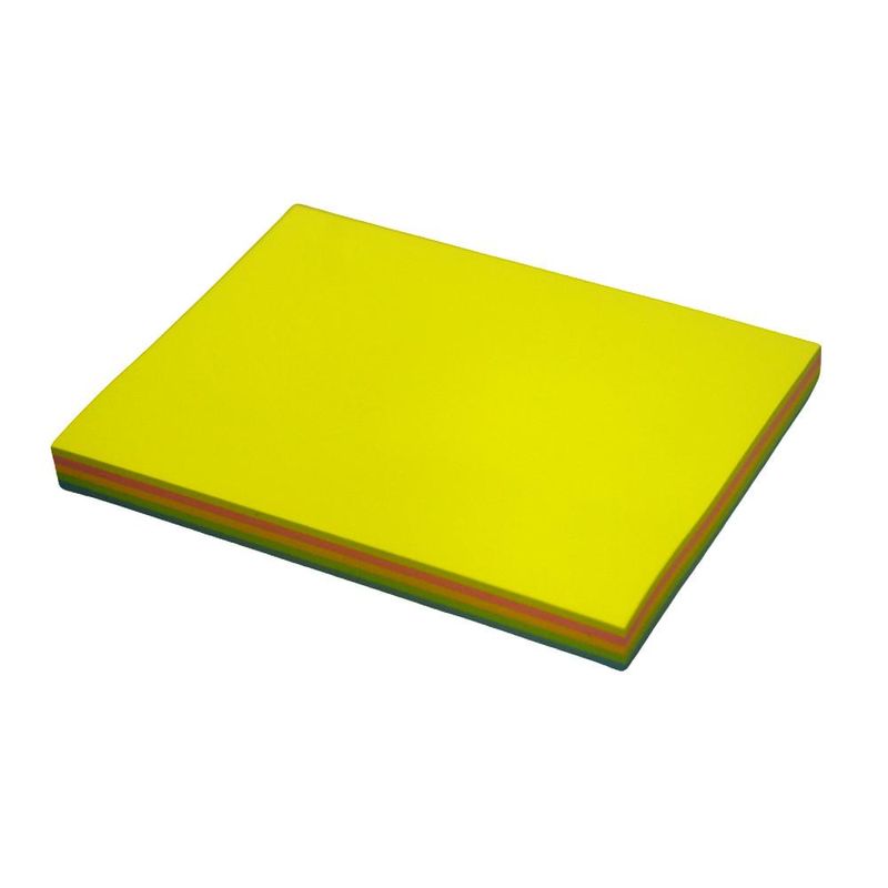Bloco Autoadesivo Neon 76mm x 102mm Lyke (100 folhas)
