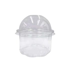 Pote Bolha Cristal C/ Tampa 380ml Flip Festas (10 Unidades)